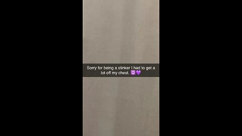 I’ve been being a stinker. Just have to get some things off my chest