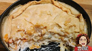 Flakey Chicken Pot - Homemade Gravy - No canned soups