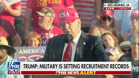 Trump Touts Trade Deals: ‘I Did Get Beef and Ethanol into Europe ... Is Ethanol Very Important for Iowans?’