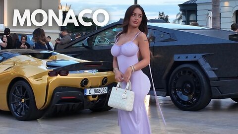 MONACO NIGHTLIFE TOP MODELS AND SUPERCARS #monaco #millionaire