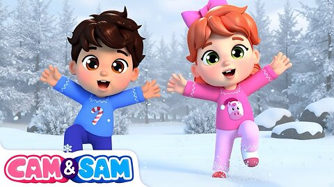 Freeze Dance with Cam & Sam❄️Winter Season + More Songs for Kids and Nursery Rhymes