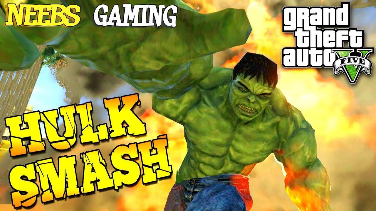 GTA 5 - HULK MOD - FUNNY MOMENTS - Grand Theft Auto 5 Gameplay Video