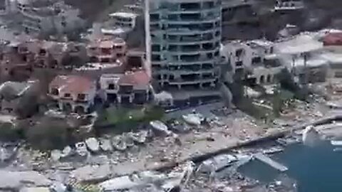 "Unpredictable CAT 5 Hurricane Otis Hits Acapulco: No Rain, No Warning - Aerial Analysis"
