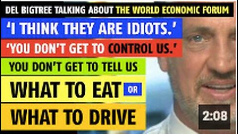 "Del Bigtree Brands World Economic Forum (WEF) Members as 'Idiots'"
