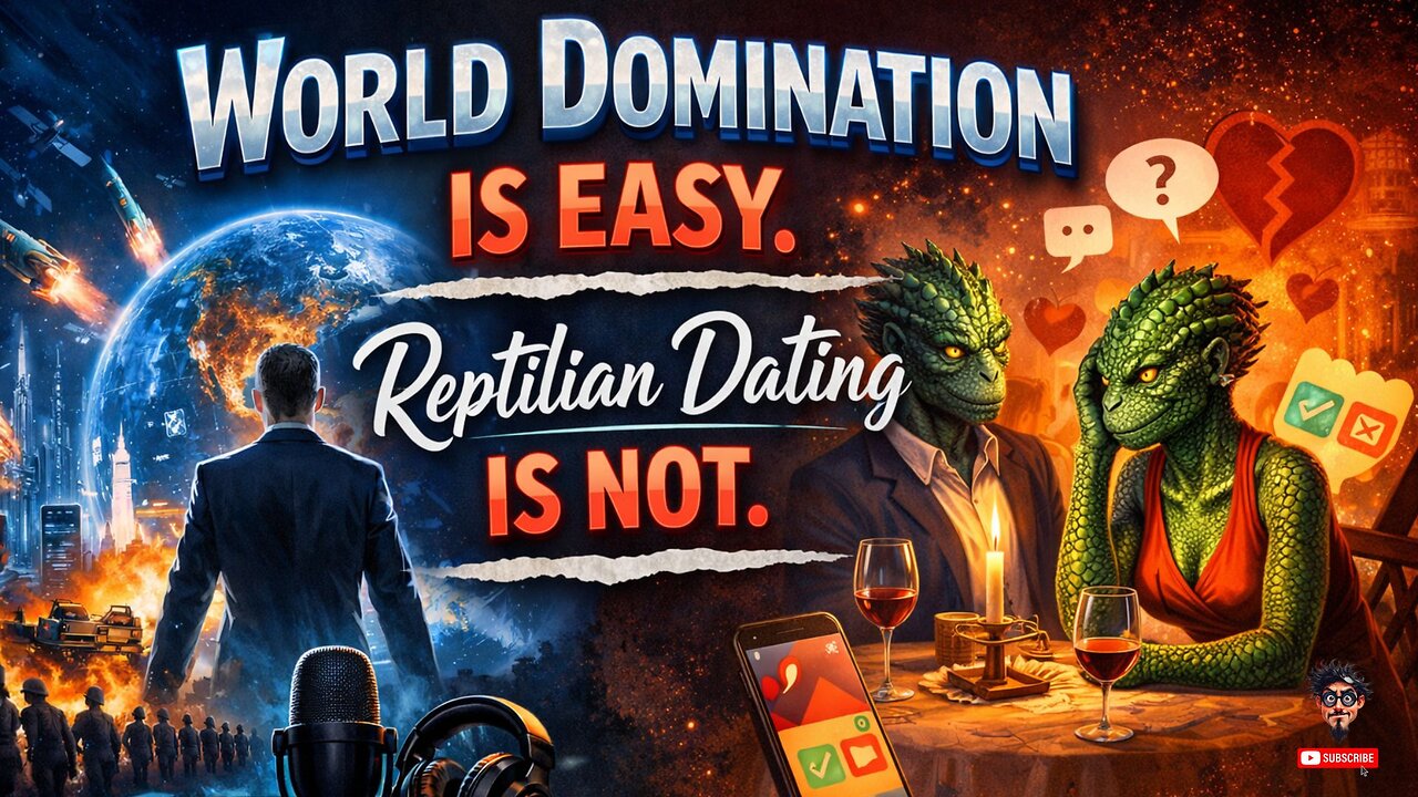 World Domination Is Easy. Reptilian Dating Is Not.