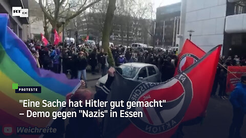 "Eine Sache hat Hitler gut gemacht" – Demo gegen "Nazis" in Essen