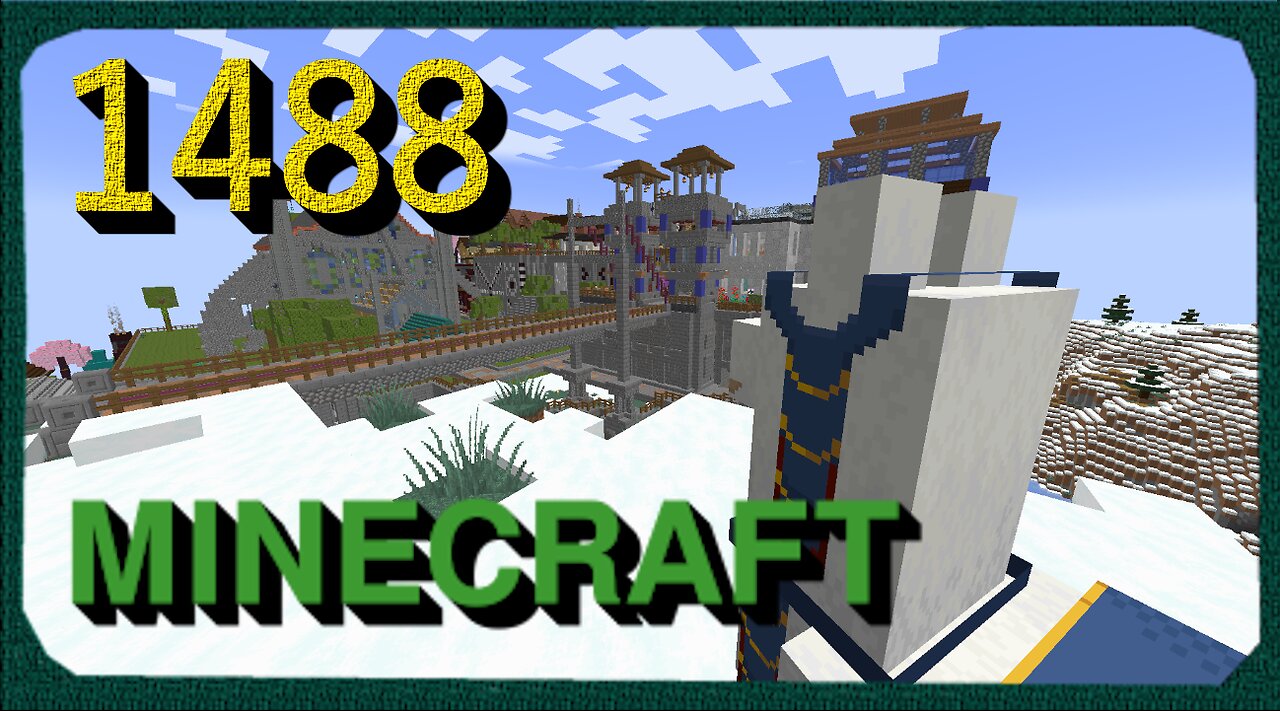 Lets Play Minecraft Episode – 1488 Llama goes spinning round and round