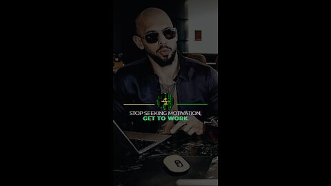 Stop seeking motivation and get to work!