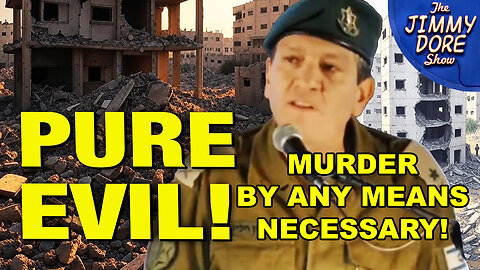 Palestinians Need To Be Slaughtered "From Time To Time" – Former Israeli Intel Chief