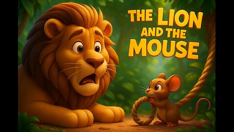 The Lion and the Mouse | Moral Story for Kids | ToonyWorldAi