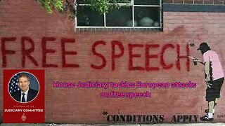 Jim Jordan shows how American free speech is being affected by European laws