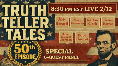 TTT-50 LIVE!! 8:30pm EST! 2/12!! Don't Miss This ONE of a KIND PANEL of WARRIORS!!