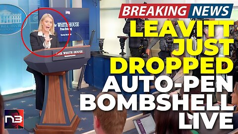 🚨BREAKING: Shocking Auto-Pen Revelation Makes Reporters GASP When Leavitt Names WHO Did It!