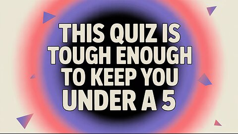 Mixed Trivia Quiz that cannot be defeated
