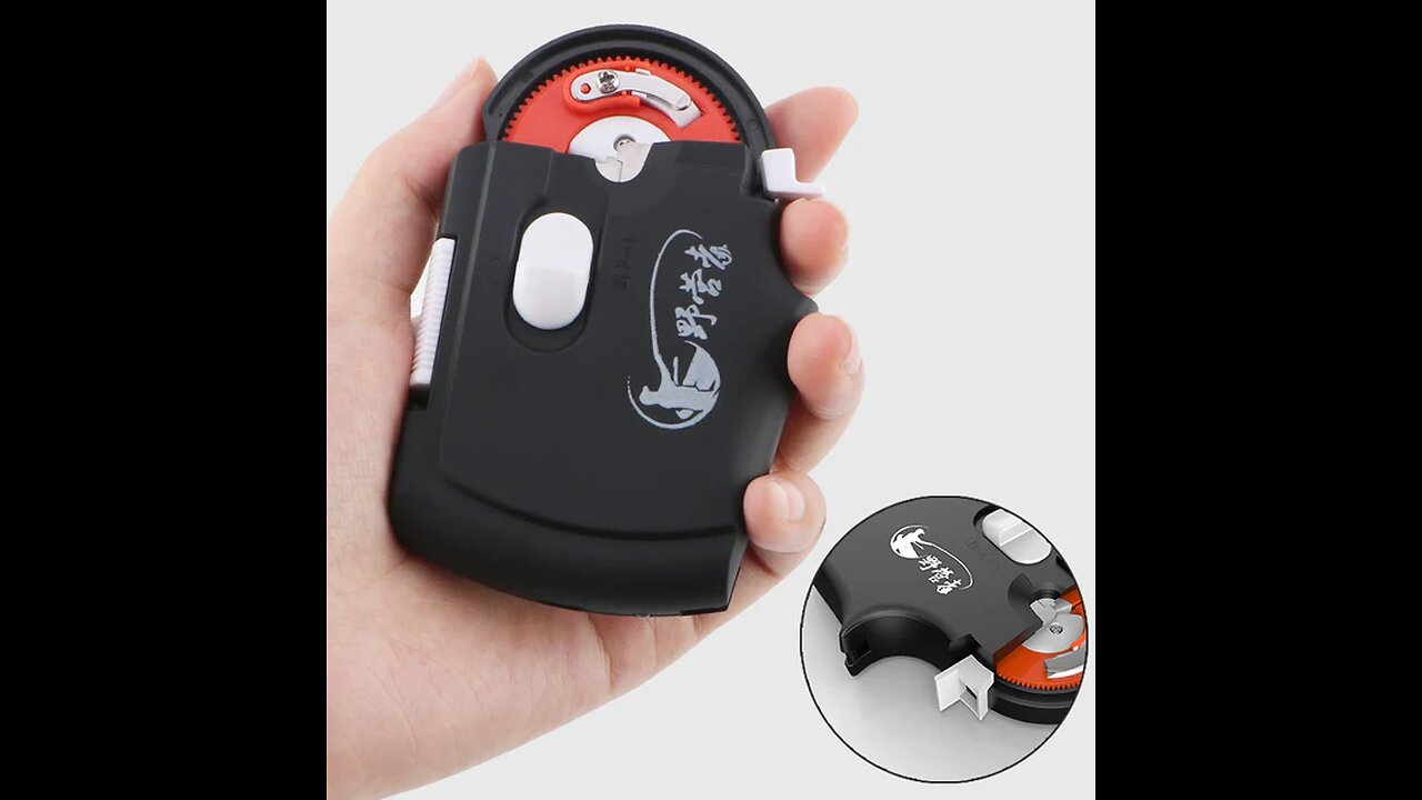 Rechargeable Electric Automatic Fishing Hook Tier, with Stable and Silent Motor and Portable Design