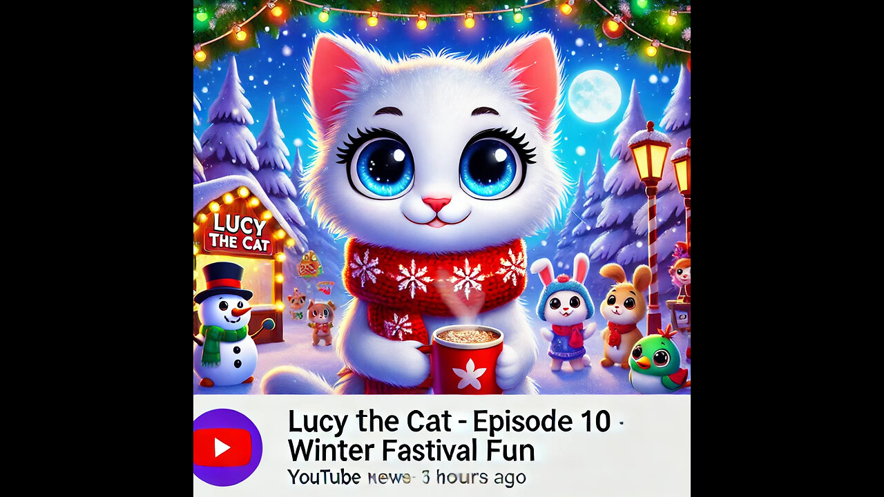 THE DAILYYY STORIES PRESENTS | Lucy the Cat | Episode 10 | Winter Festival Fun