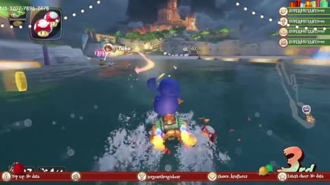 🎁🎅12/14/25 Edition of Sunday Night Racing with Mario Kart World. Racing with @MysticGamer🎁🎄