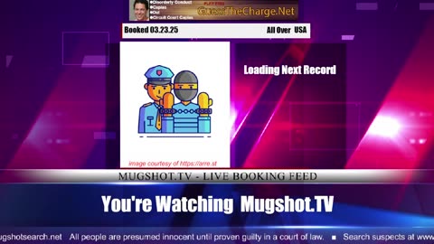 Mugshot TV - Live Arrest Booking Video Stream