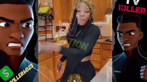 HOLLY CELEBRATING HER WIN AGAINST OFFICIAL CITIZEN