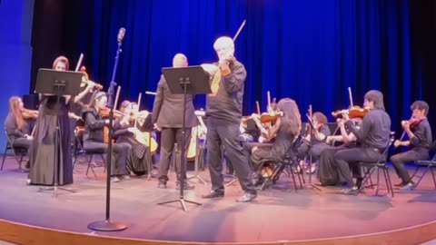 UNLV Chamber Orchestra in concert: A Bach concerto for two violins in D minor featuring virtuosos