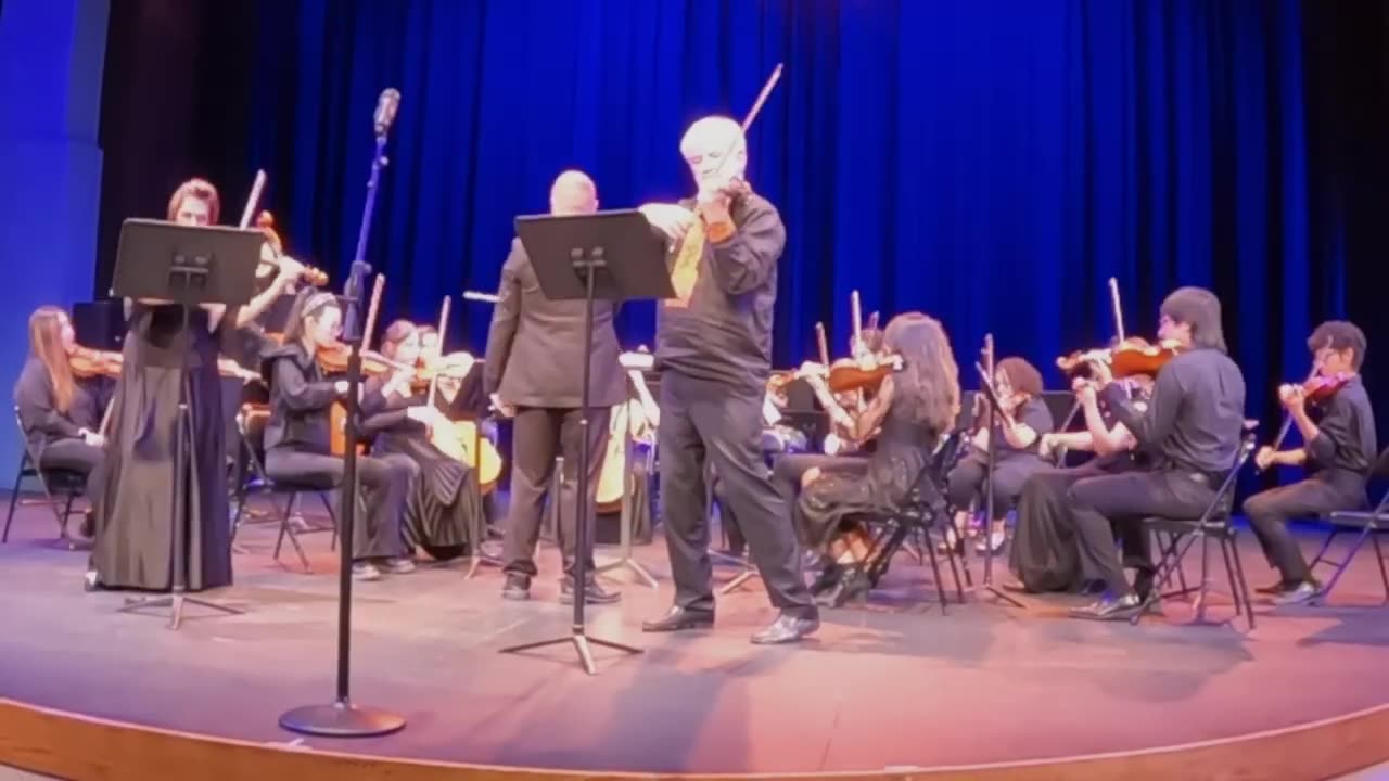 UNLV Chamber Orchestra in concert: A Bach concerto for two violins in D minor featuring virtuosos