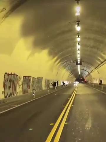 24 hours after maintenance crews painted a huge tunnel in LA worthless niggers tag it all