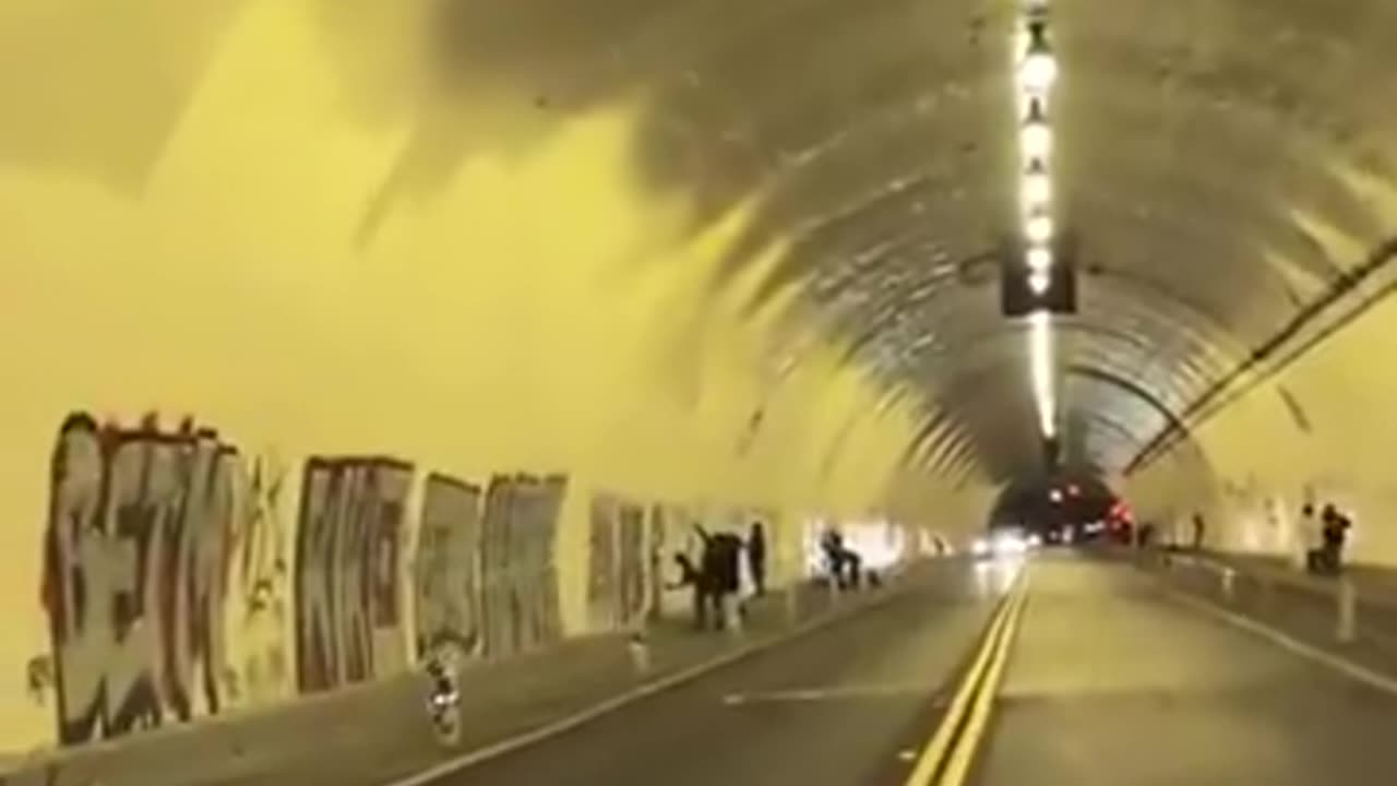 24 hours after maintenance crews painted a huge tunnel in LA worthless niggers tag it all