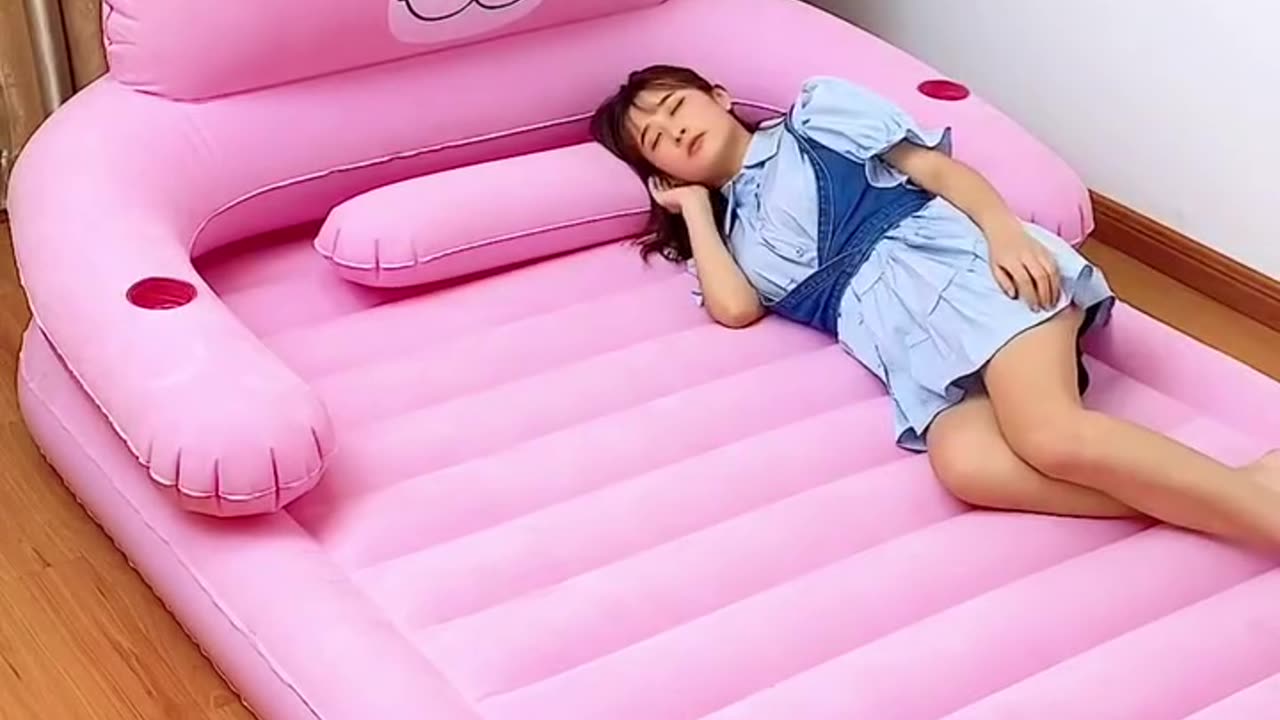 Vinyl Inflatable Bed | link in description