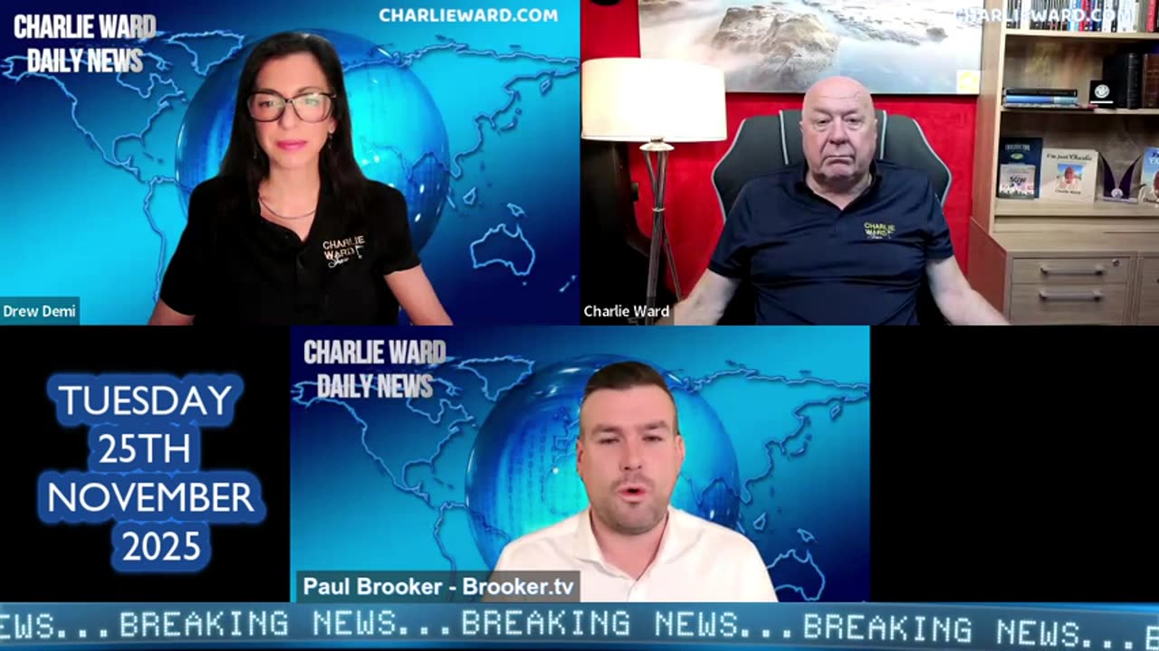 DAILY NEWS WITH CHARLIE WARD. PAUL & DREW TUESDAY 25TH NOV 2025 #news