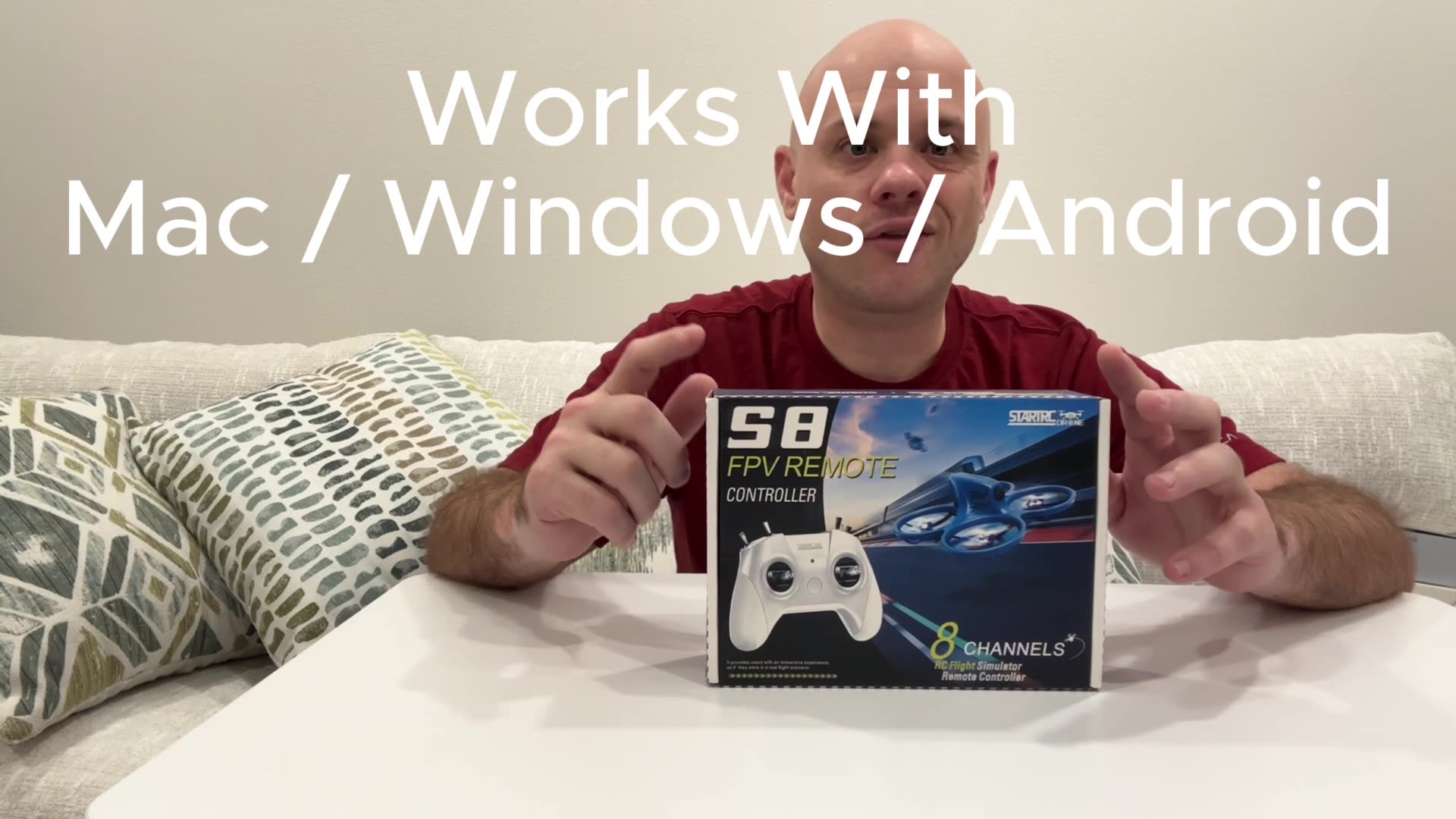 Unboxing & Overview FLYDrone S8 Drone Flight Sim Controller