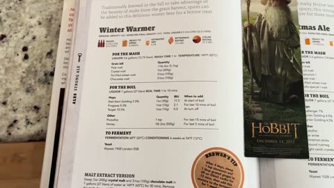 First Brew of the New year! Winter Warmer Ale