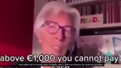 Die Finanzdiktatur kommt! Die Präsidentin der Europäischen Zentralbank, Lagarde ...engUTdeu