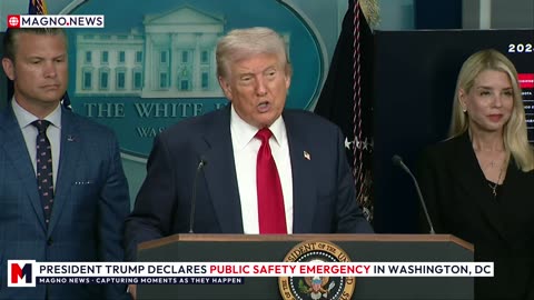 🇺🇸 President Trump Unveils 'Beautification' Plan for Washington, DC Amid Rising Crime [LIVE]