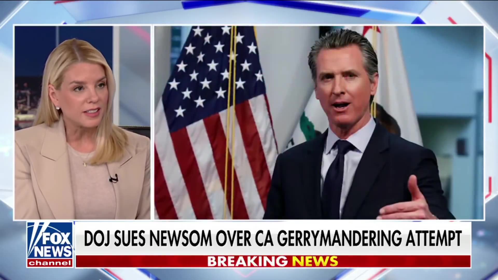 Gavin Newsom was just slapped with a MAJOR lawsuit by the DOJ for illegally gerrymandering
