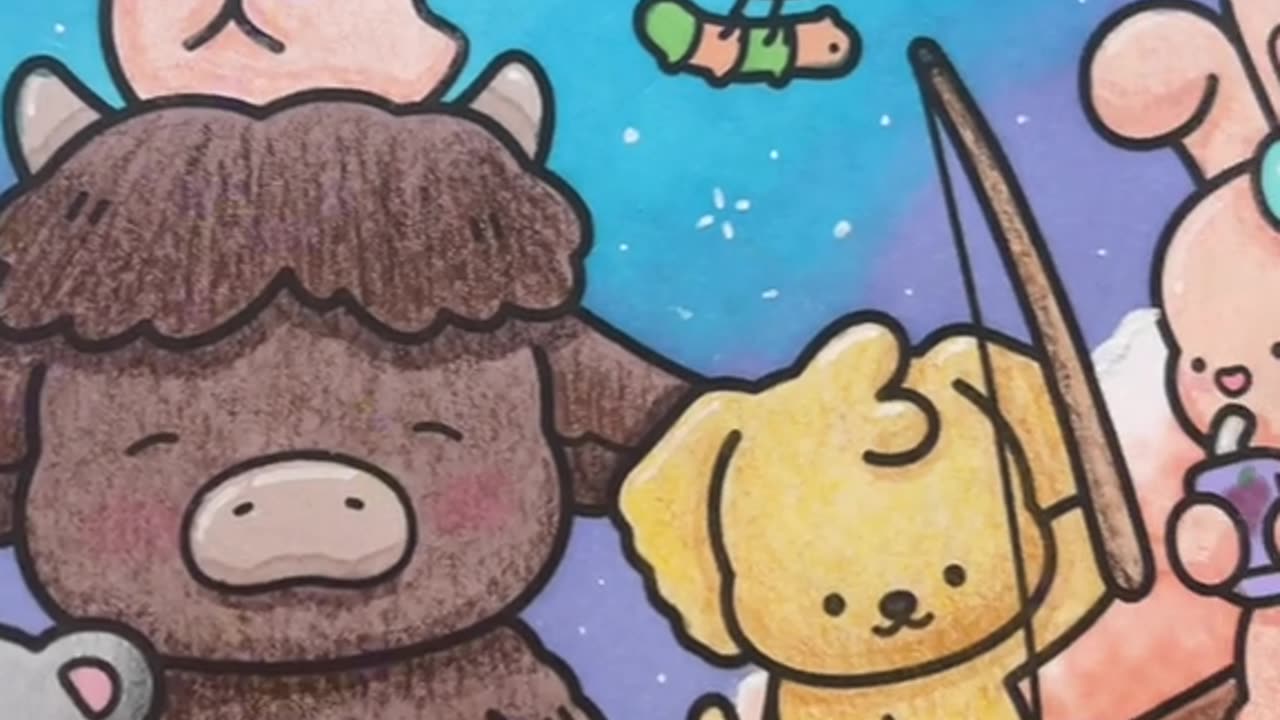 Little Friends Coloring Book