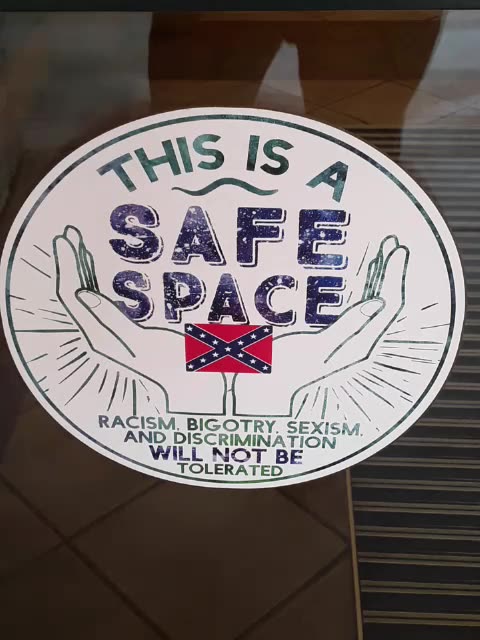 Can 1 sticker ruin somebody's safe space??
