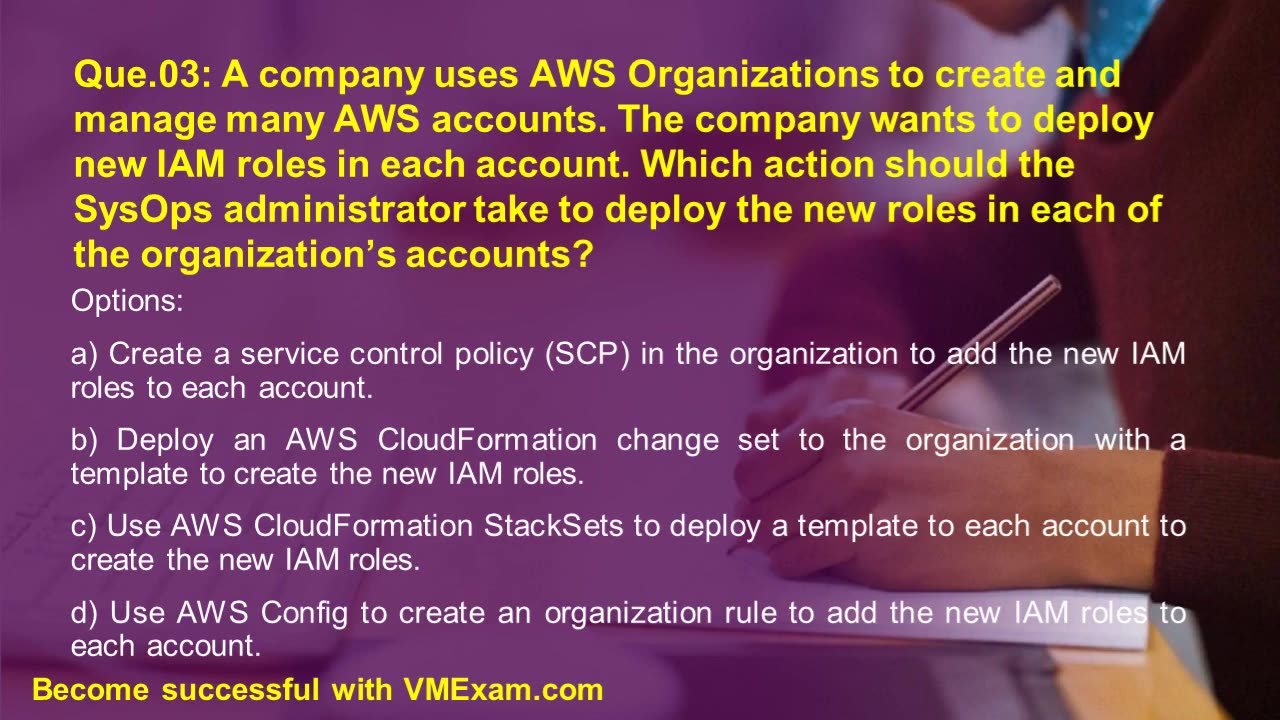 SOA-C02 | AWS SysOps Administrator Associate | Useful Questions