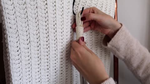 Boho on a Budget: DIY Thrifted Macrame Hanger for Plants