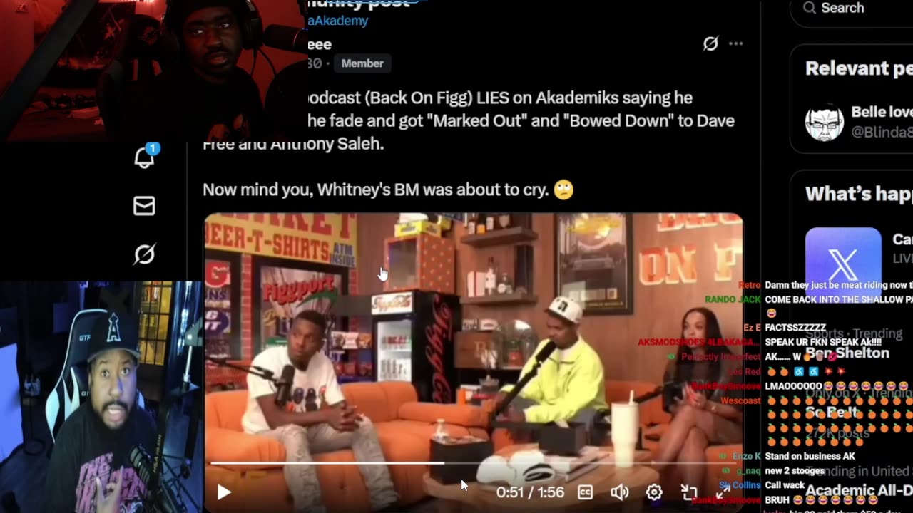 Akademiks Rages at TDE Accusations