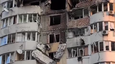 ‼️😳 The aftermath of the attack in the Solomyanskyi district of Kyiv!