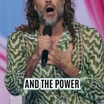 Russell Brand "Preaches" At TPUSA's AMFest