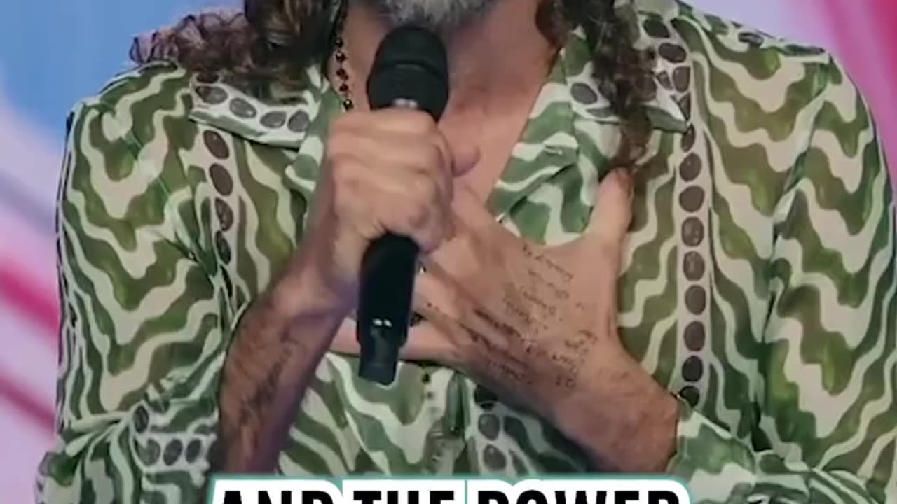 Russell Brand "Preaches" At TPUSA's AMFest