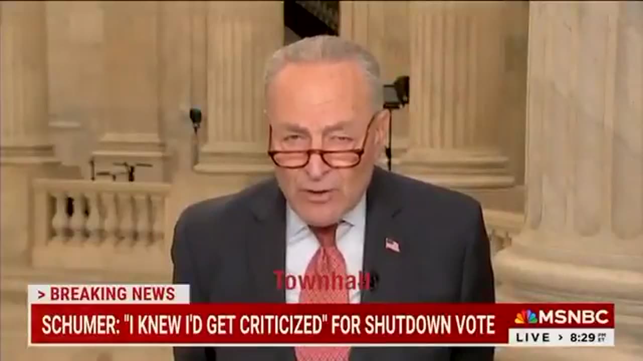 Senate Showdown: Schumer Backs Down, Then Blasts Trump Supporters as "Bast**ds!"