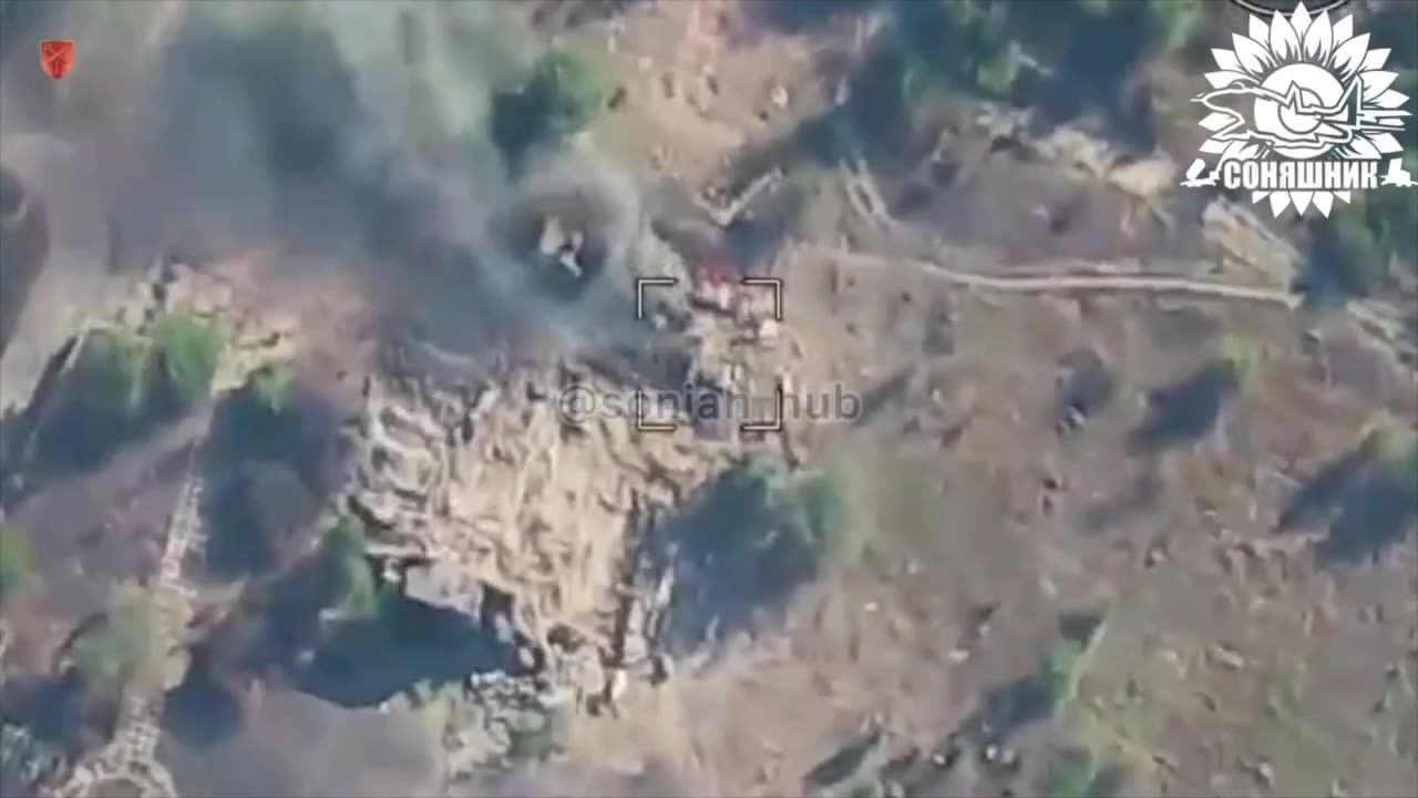 🇺🇦✈️💣 Ukrainian aviation struck Russian positions in Myrne, Zaporizhzhia region, - Soniashnyk