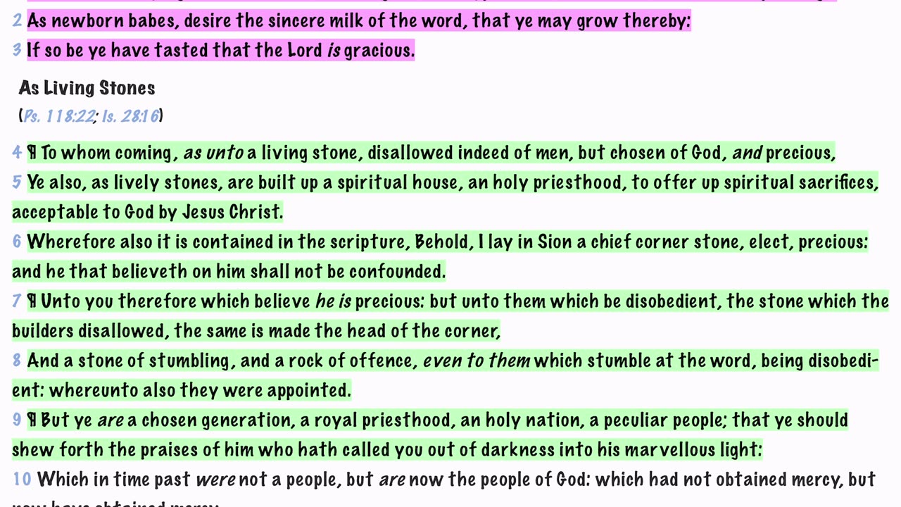 Comparing the spiritual to the spiritual