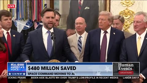 VP VANCE ON SPACE COMMAND