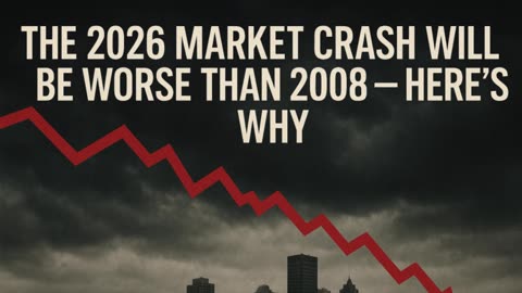 The 2026 Market Crash Will Be Worse Than 2008 — Here’s Why
