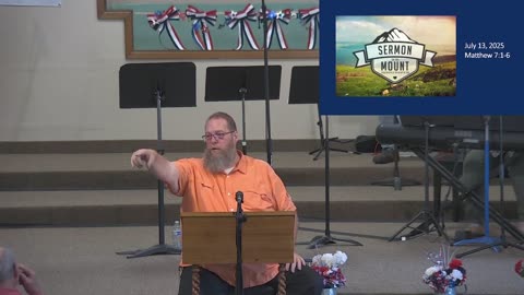Sunday Sermon at Moose Creek Baptist Church 7/13/2025