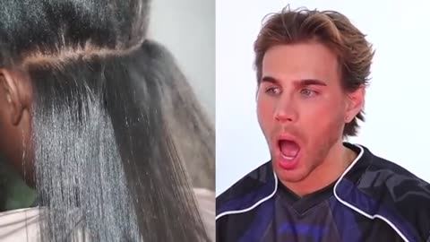 Hairdresser Reacts To Unbelievably Satisfying Viral Silk Press Videos (12M Views!!!)