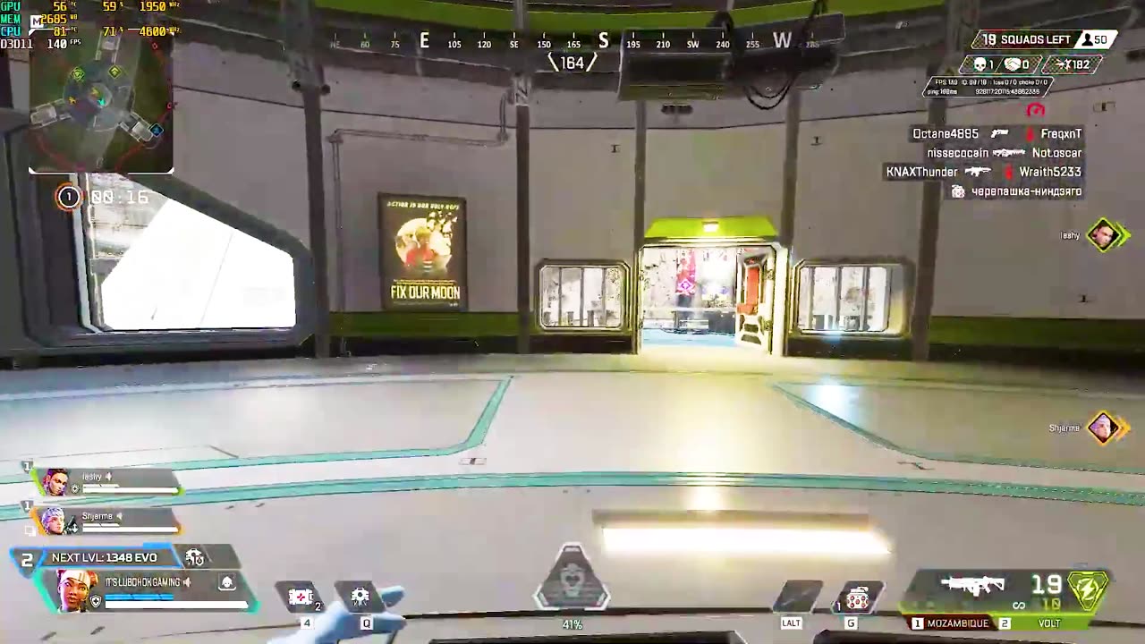 Octane unsuccessfully tried a 100 IQ play